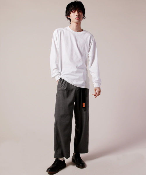 UNIVERSAL OVERALL（ユニバーサルオーバーオール）の「UNIVERSAL OVERALL/ロングガチャベルト（ベルト・メンズ・ライトグレー/ブラック/レッド/オフホワイト/ピンク/イエロー/ブルー/グリーン/キャメル・FREE）」の12枚目の写真