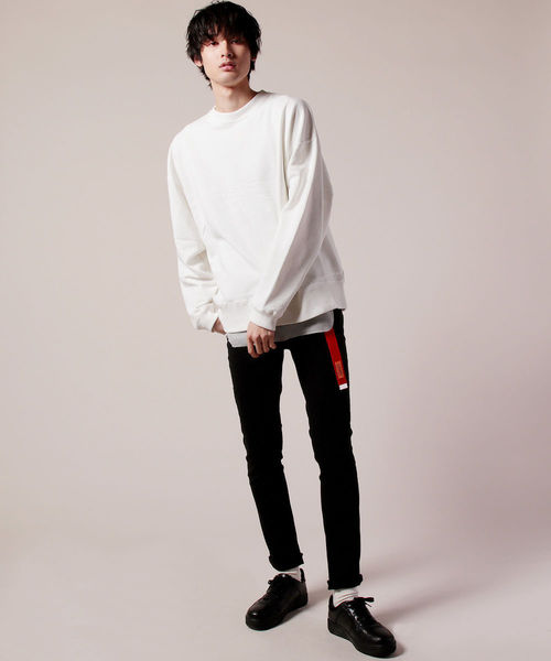 UNIVERSAL OVERALL（ユニバーサルオーバーオール）の「UNIVERSAL OVERALL/ロングガチャベルト（ベルト・メンズ・ライトグレー/ブラック/レッド/オフホワイト/ピンク/イエロー/ブルー/グリーン/キャメル・FREE）」の19枚目の写真