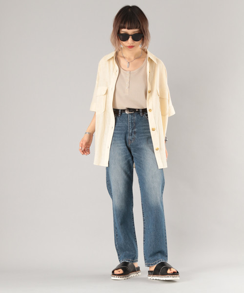 PAGEBOY(ページボーイ)の「フロントボタンワッフルタンク(タンクトップ・レディース・ブラック/ホワイト/キャメル・FREE)」の14枚目の写真