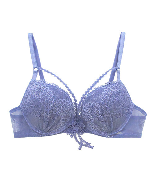 ANNEBRA(アンブラ)の「「ANNEBRA/アンブラ」 Charming デザイン3/4モールドカップブラジャー(ブラ)」|バイオレット