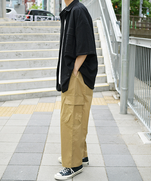 kutir(クティール)の「ワイドカーゴパンツ(カーゴパンツ・メンズ・ベージュ/レッド/カーキ・SMALL/MEDIUM/LARGE)」の20枚目の写真