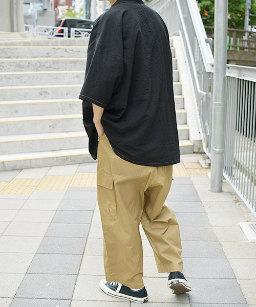 kutir(クティール)の「ワイドカーゴパンツ(カーゴパンツ・メンズ・ベージュ/レッド/カーキ・SMALL/MEDIUM/LARGE)」の21枚目の写真