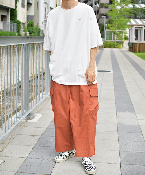 kutir(クティール)の「ワイドカーゴパンツ(カーゴパンツ・メンズ・ベージュ/レッド/カーキ・SMALL/MEDIUM/LARGE)」の8枚目の写真