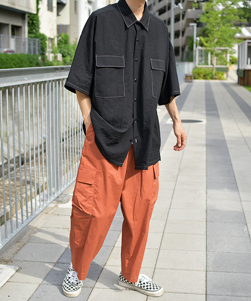 kutir(クティール)の「ワイドカーゴパンツ(カーゴパンツ・メンズ・ベージュ/レッド/カーキ・SMALL/MEDIUM/LARGE)」の10枚目の写真