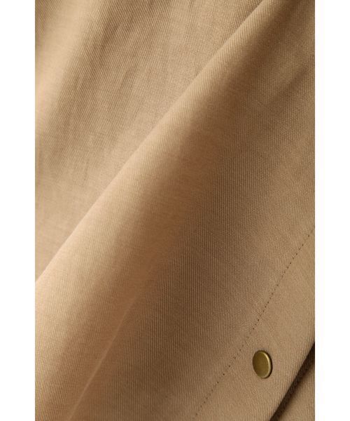 NATURAL BEAUTY BASIC（ナチュラルビューティーベーシック）の「[洗える]Vネックポケットシャツ（シャツ/ブラウス・レディース・ベージュ/カーキ・SMALL/MEDIUM）」の16枚目の写真