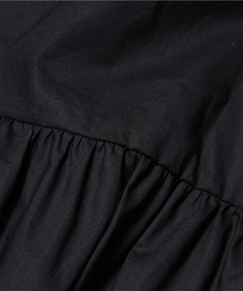 I am I （アイアムアイ）の「ハグ衿            半袖ワンピース【入荷禁止】（ワンピース・レディース・ホワイト/ブラック・FREE）」の5枚目の写真