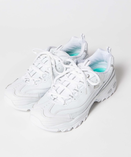 SKECHERS(スケッチャーズ)の「WEGO/SKECHERS DLITES FRESH START(スニーカー・レディース・ホワイト・X-SMALL/SMALL)」の2枚目の写真