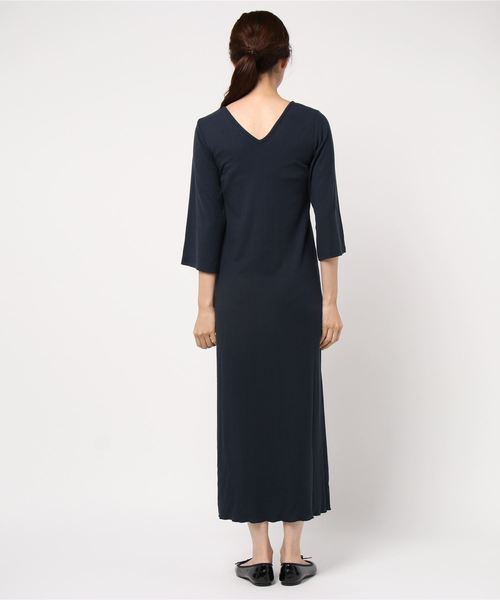 bijorie（ビジュリィ）の「スナップボタン／ロングワンピース（ワンピース・レディース・アイボリー/ネイビー・FREE）」の5枚目の写真