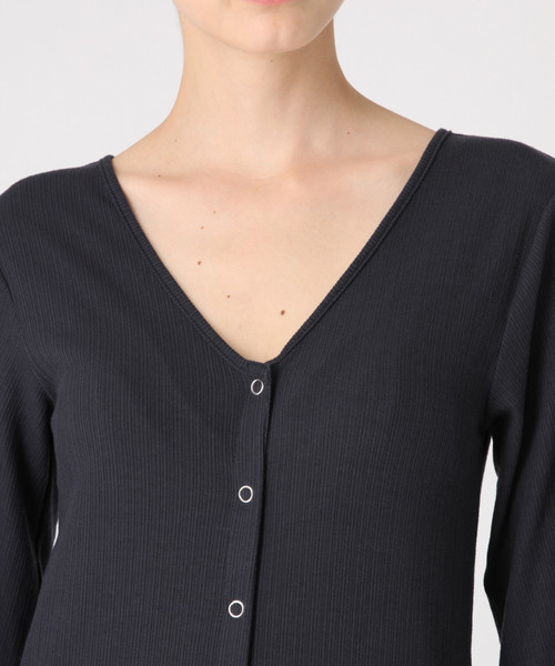 bijorie（ビジュリィ）の「スナップボタン／ロングワンピース（ワンピース・レディース・アイボリー/ネイビー・FREE）」の9枚目の写真