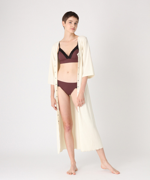 bijorie（ビジュリィ）の「スナップボタン／ロングワンピース（ワンピース・レディース・アイボリー/ネイビー・FREE）」の15枚目の写真