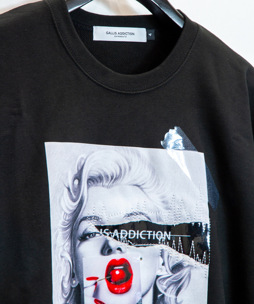GALLIS ADDICTION（ガリスアディクション）の「GA RE-MAKE MM PHOTO SWEAT（スウェット・メンズ・ホワイト/ブラック・S/M/L）」の8枚目の写真