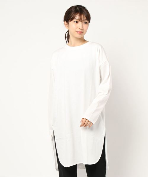 LOWRYS FARM(ローリーズファーム)の「レイヤードスリットLS 861672(Tシャツ/カットソー・レディース・ブラック/オフホワイト・FREE)」の13枚目の写真