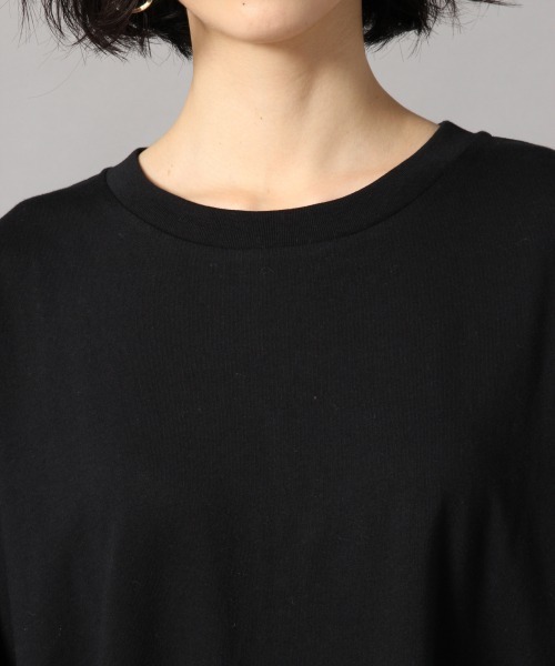 LOWRYS FARM(ローリーズファーム)の「レイヤードスリットLS 861672(Tシャツ/カットソー・レディース・ブラック/オフホワイト・FREE)」の8枚目の写真