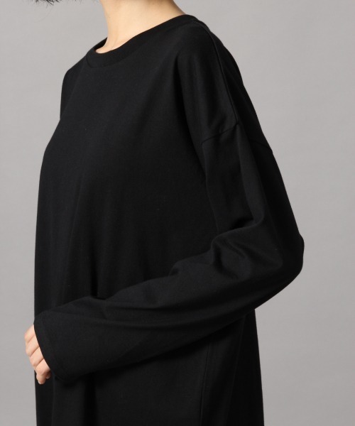 LOWRYS FARM(ローリーズファーム)の「レイヤードスリットLS 861672(Tシャツ/カットソー・レディース・ブラック/オフホワイト・FREE)」の9枚目の写真