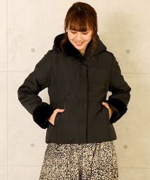 n'ee-ne | ボアフードダウンジャッケット(ダウンジャケット/コート)