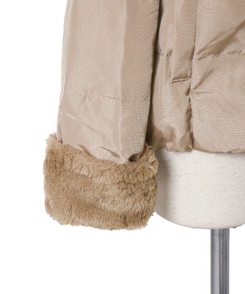 n'ee-ne（ネーネ）の「ボアフードダウンジャッケット（ダウンジャケット/コート・レディース・ブラック/ベージュ/ネイビー/アイボリー・M/L）」の12枚目の写真