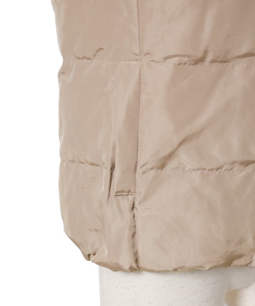 n'ee-ne（ネーネ）の「ボアフードダウンジャッケット（ダウンジャケット/コート・レディース・ブラック/ベージュ/ネイビー/アイボリー・M/L）」の13枚目の写真