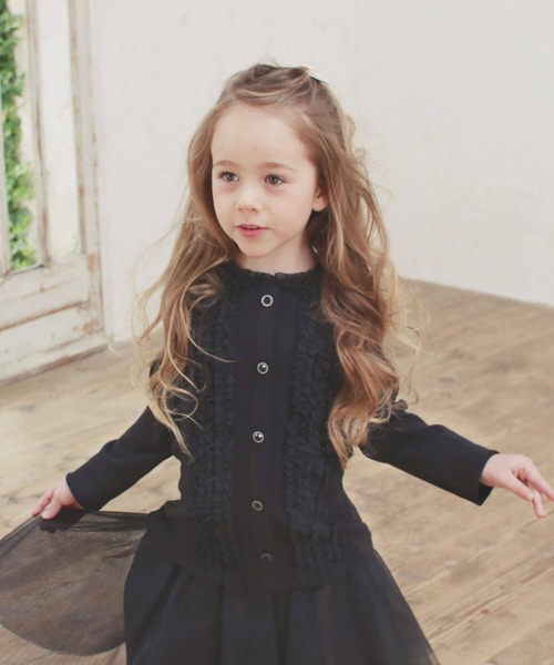 Rora（ローラ）の「ローマン ロンT（Tシャツ/カットソー・キッズ・ブラック・100cm/110cm/120cm/130cm/140cm/150cm）」の2枚目の写真