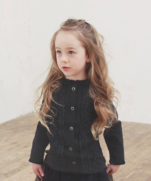 Rora（ローラ）の「ローマン ロンT（Tシャツ/カットソー・キッズ・ブラック・100cm/110cm/120cm/130cm/140cm/150cm）」の3枚目の写真