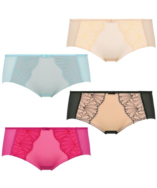 Triumph（トリンプ）の「天使のブラ スリムライン494 ボーイズレングス TR494 PT（ショーツ・レディース・ライトブルー/ブラック/ベージュ/ピンク・M/L）」の8枚目の写真