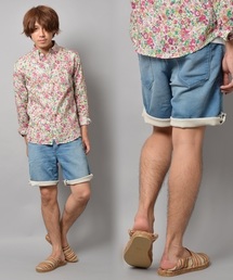 SHIPS JET BLUE | JB: スウェット ブリーチデニムショーツ■(その他パンツ)