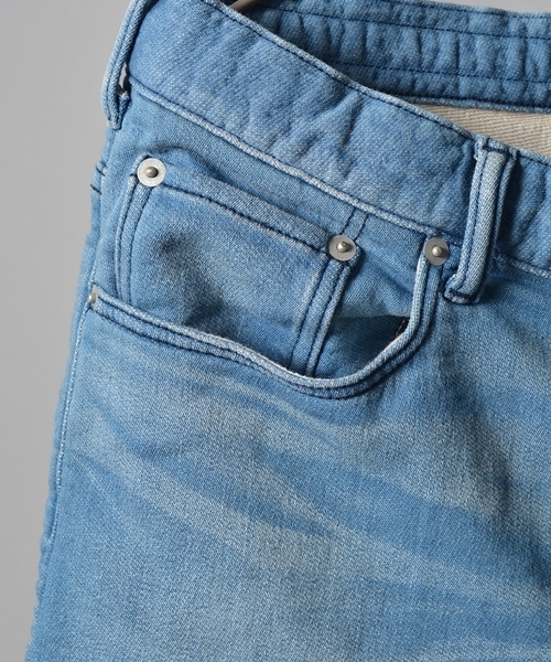 SHIPS JET BLUE（シップスジェットブルー）の「★★JB: スウェット ブリーチデニムショーツ■（その他パンツ・メンズ・ライトインディゴブルー・LARGE/SMALL/MEDIUM）」の11枚目の写真