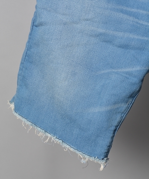 SHIPS JET BLUE（シップスジェットブルー）の「★★JB: スウェット ブリーチデニムショーツ■（その他パンツ・メンズ・ライトインディゴブルー・LARGE/SMALL/MEDIUM）」の4枚目の写真