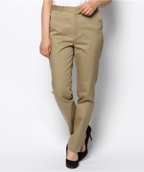 BEAMS LIGHTS Women's（ビームスライツ ウィメンズ）の「BEAMS LIGHTS / ウォッシャブル チノパンツ（チノパンツ・レディース・ベージュ/オリーブ/ネイビー・38/40/36）」の2枚目の写真