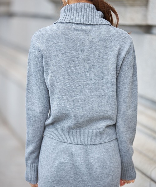 tocco closet（トッコ クローゼット）の「ケーブル編みタートルネック