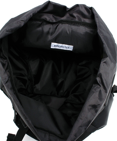 WEGO（ウィゴー）の「WEGO/ブラックバックパック（バックパック/リュック・メンズ・ブラック/その他1・FREE）」の10枚目の写真