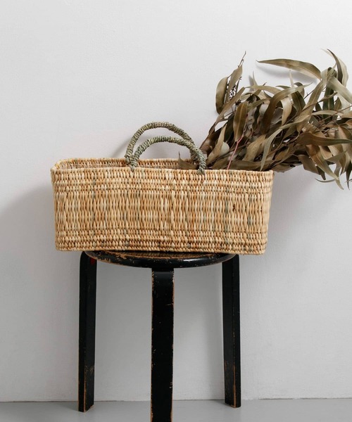 URBAN RESEARCH DOORS（アーバンリサーチドアーズ）の「アフリカンスクエア　ストロー横長かごL（インテリア雑貨・レディース・その他・LARGE）」の10枚目の写真