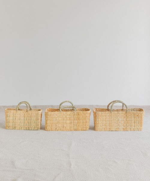 URBAN RESEARCH DOORS（アーバンリサーチドアーズ）の「アフリカンスクエア　ストロー横長かごL（インテリア雑貨・レディース・その他・LARGE）」の8枚目の写真