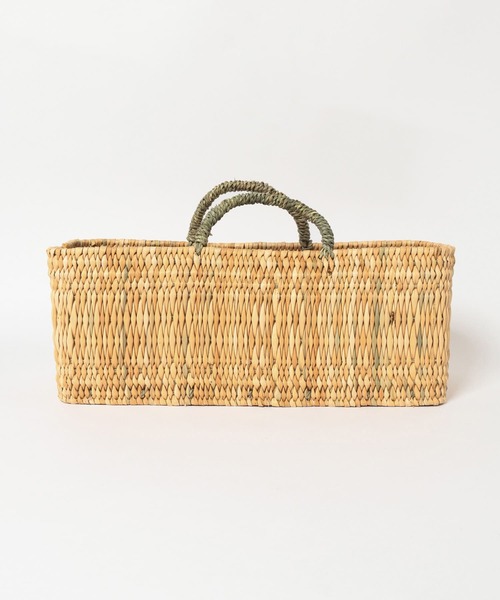 URBAN RESEARCH DOORS（アーバンリサーチドアーズ）の「アフリカンスクエア　ストロー横長かごL（インテリア雑貨・レディース・その他・LARGE）」の6枚目の写真