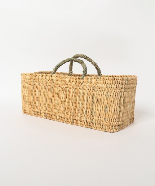 URBAN RESEARCH DOORS（アーバンリサーチドアーズ）の「アフリカンスクエア　ストロー横長かごL（インテリア雑貨・レディース・その他・LARGE）」の5枚目の写真