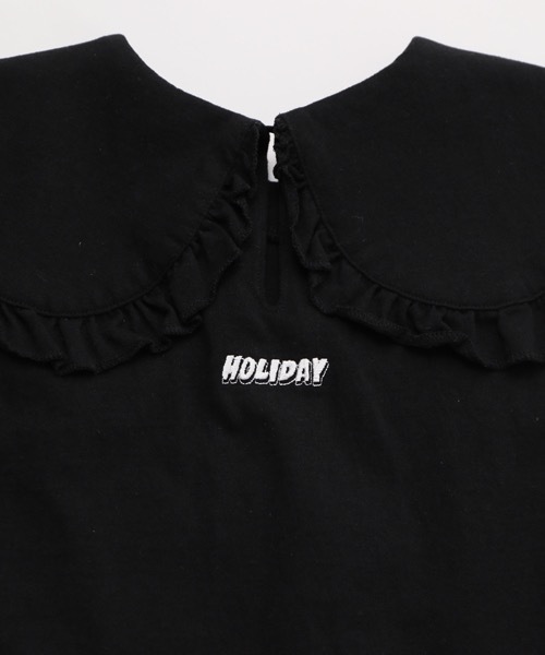 holiday  スーパーファインドライピューリタンカラーブラウス HOLIDAY（ホリデイ）の「SUPER FINE DRY PURITAN COLLAR BLOUSE