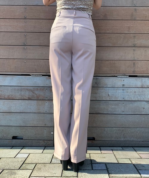 ENVYM(アンビー)の「サイドスリットPT(その他パンツ・レディース・ピンク/ベージュ・MEDIUM/SMALL)」の6枚目の写真