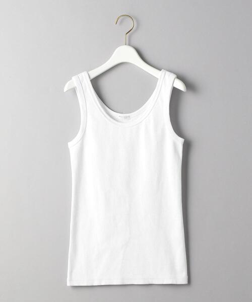 BEAUTY&YOUTH UNITED ARROWS（ビューティーアンドユースユナイテッドアローズ）の「BY テレコタンクトップ ◆（タンクトップ・レディース・ホワイト/ライラック/ベージュ/ブラック/ダークブラウン/ブラウン・FREE）」の13枚目の写真