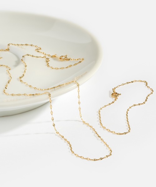 K10 ファンタジアチェーン ネックレス・ブレスレットセット　L&Co. セール】K10 ファンタジアチェーン ネックレス・ブレスレット