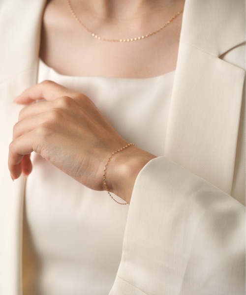 セール】K10 ファンタジアチェーン ネックレス・ブレスレット