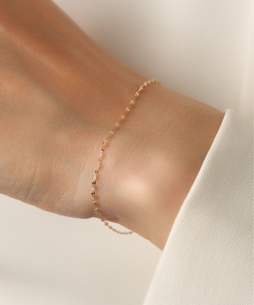 セール】K10 ファンタジアチェーン ネックレス・ブレスレットセット