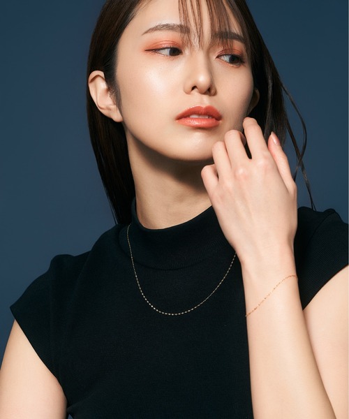 セール】K10 ファンタジアチェーン ネックレス・ブレスレットセット