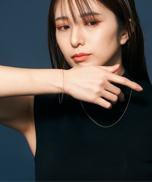 セール】K10 ファンタジアチェーン ネックレス・ブレスレットセット