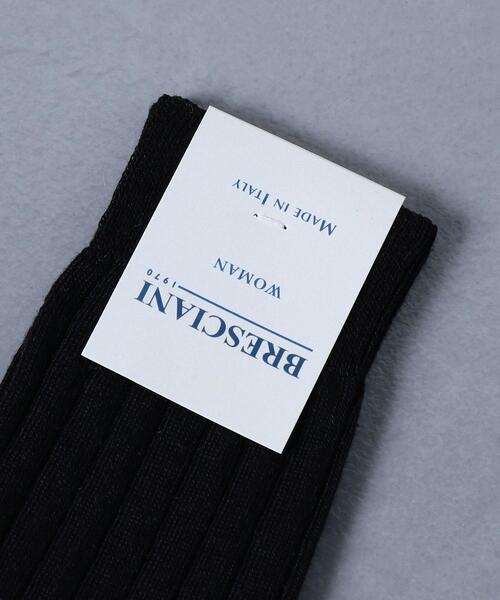 Bresciani（ブレシアニ）の「＜BRESCIANI（ブレッシアーニ）＞LIN SHORT ソックス（ソックス/靴下・レディース・ブラック/オフホワイト・FREE）」の6枚目の写真
