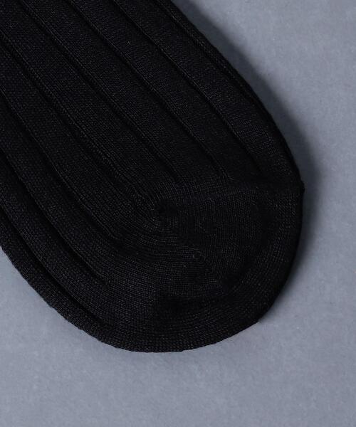 Bresciani（ブレシアニ）の「＜BRESCIANI（ブレッシアーニ）＞LIN SHORT ソックス（ソックス/靴下・レディース・ブラック/オフホワイト・FREE）」の5枚目の写真