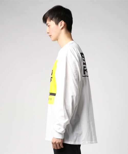 [SAINTPAIN]★25SS★HEX PANELED TEE★関税込 SB B/W-PDJ 襟ジャガード バンダナ柄 ルーズ L/STee(533855