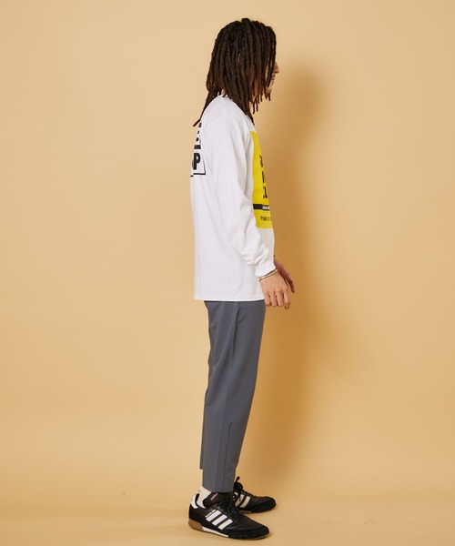 L/S PRINT TEE 'SINGLES CLUB'/ ロングスリーブ プリント T