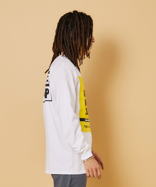 L/S PRINT TEE 'SINGLES CLUB'/ ロングスリーブ プリント T