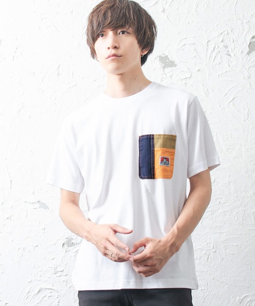 MinoriTY（マイノリティ）の「【BEN DAVIS】半袖クレイジーポケットTシャツ（Tシャツ/カットソー・メンズ・ブラック/ブラック系その他/ホワイト系その他・M/L）」の3枚目の写真