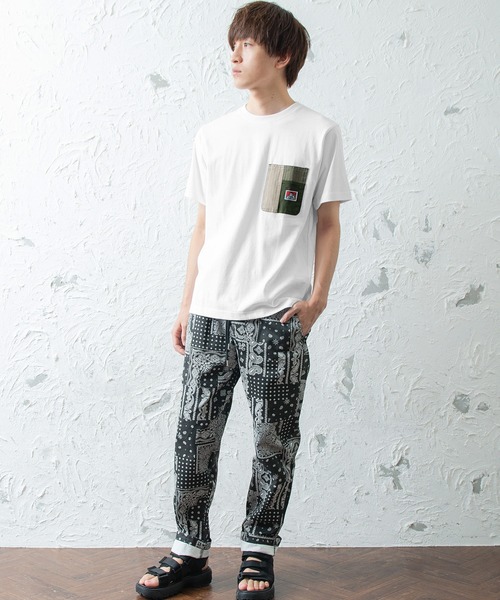 MinoriTY（マイノリティ）の「【BEN DAVIS】半袖クレイジーポケットTシャツ（Tシャツ/カットソー・メンズ・ブラック/ブラック系その他/ホワイト系その他・M/L）」の12枚目の写真