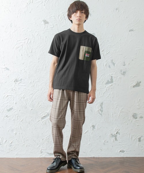 MinoriTY（マイノリティ）の「【BEN DAVIS】半袖クレイジーポケットTシャツ（Tシャツ/カットソー・メンズ・ブラック/ブラック系その他/ホワイト系その他・M/L）」の6枚目の写真